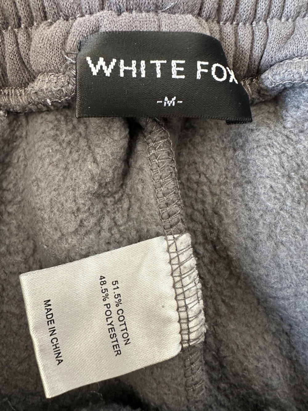White Fox Offstage Sweatpants Volcanic Women’s Casual Wear - Size Medium - Picture 3 of 11